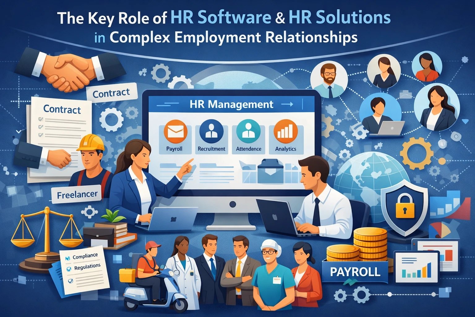 人力资源软件与人事系统解决方案在复杂用工关系中的关键作用