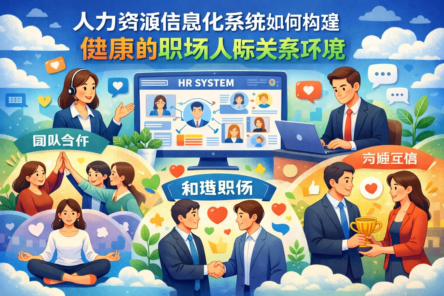 人力资源信息化系统如何构建健康的职场人际关系环境