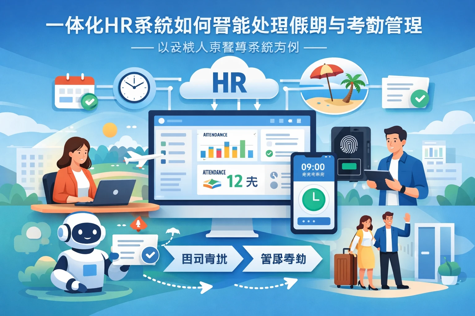 一体化HR系统如何智能处理假期与考勤管理——以云端人事管理系统为例