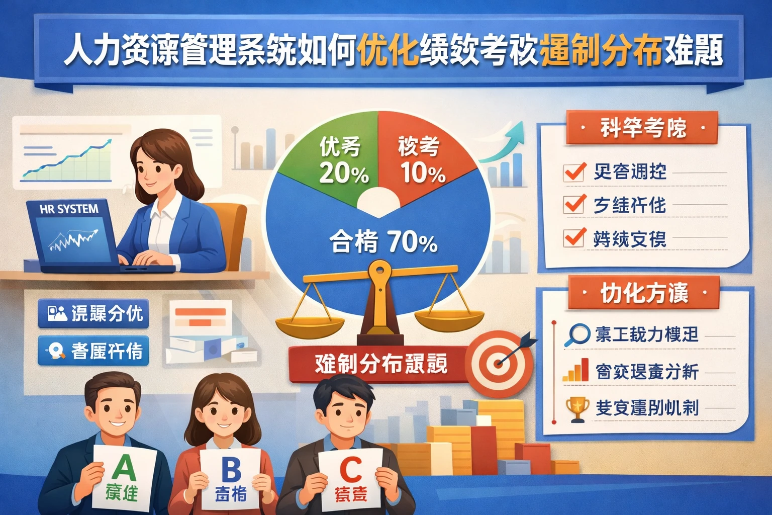 人力资源管理系统如何优化绩效考核强制分布难题