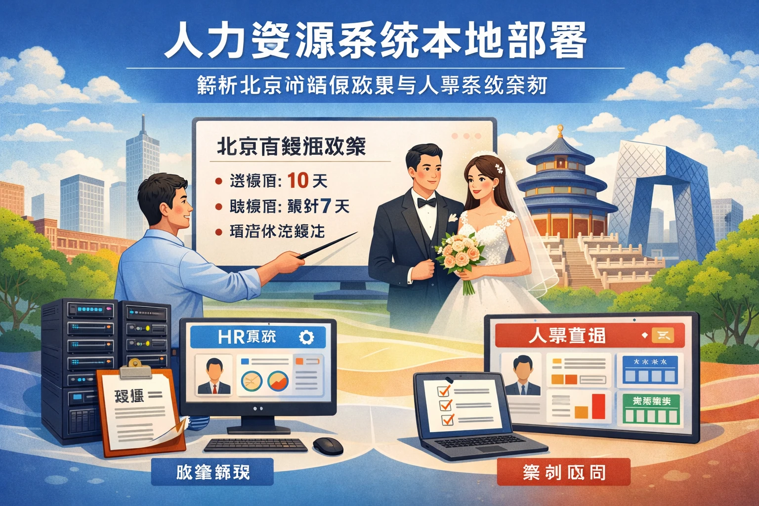 人力资源系统本地部署：解析北京市婚假政策与人事系统案例