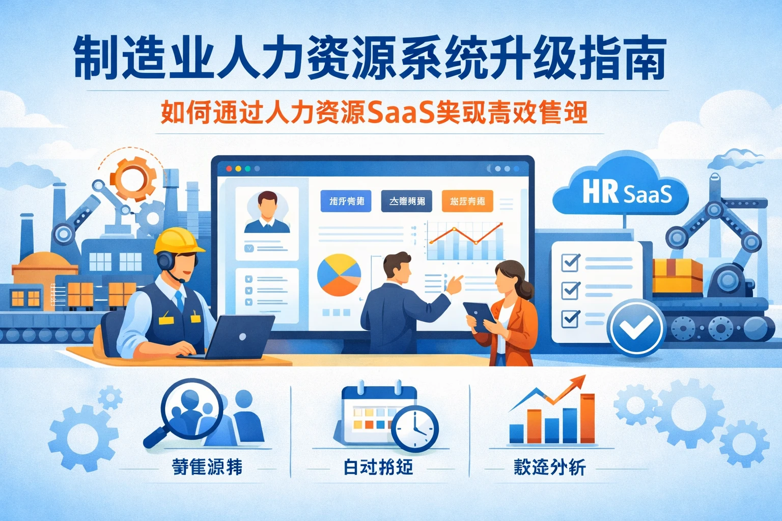 制造业人力资源系统升级指南:如何通过人力资源SaaS实现高效管理