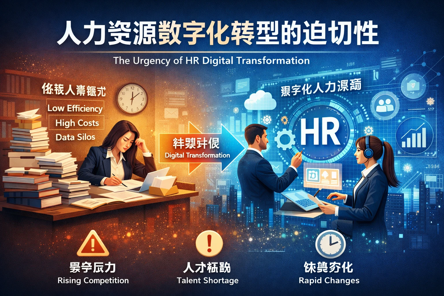 人力资源数字化转型的迫切性