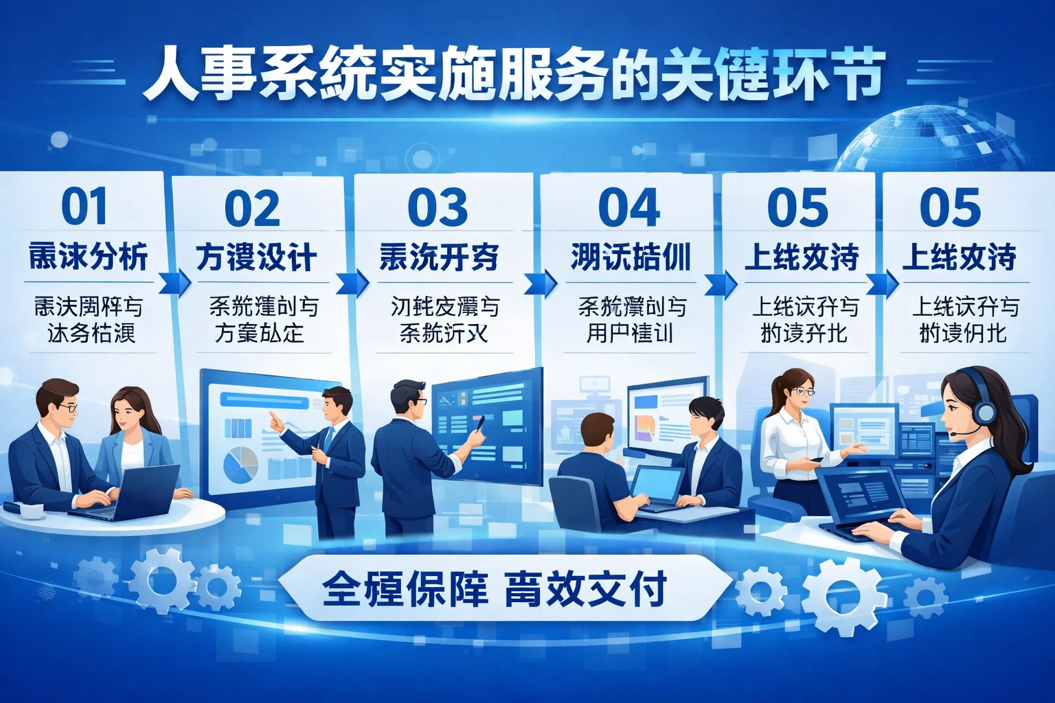 人事系统实施服务的关键环节