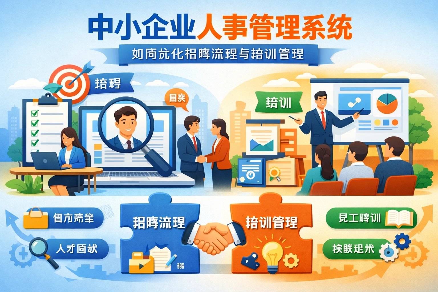 中小企业人事管理系统如何优化招聘流程与培训管理