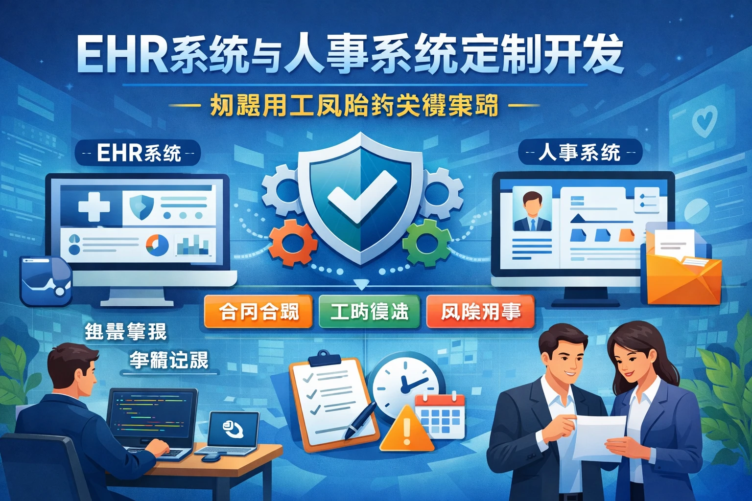 EHR系统与人事系统定制开发：规避用工风险的关键策略
