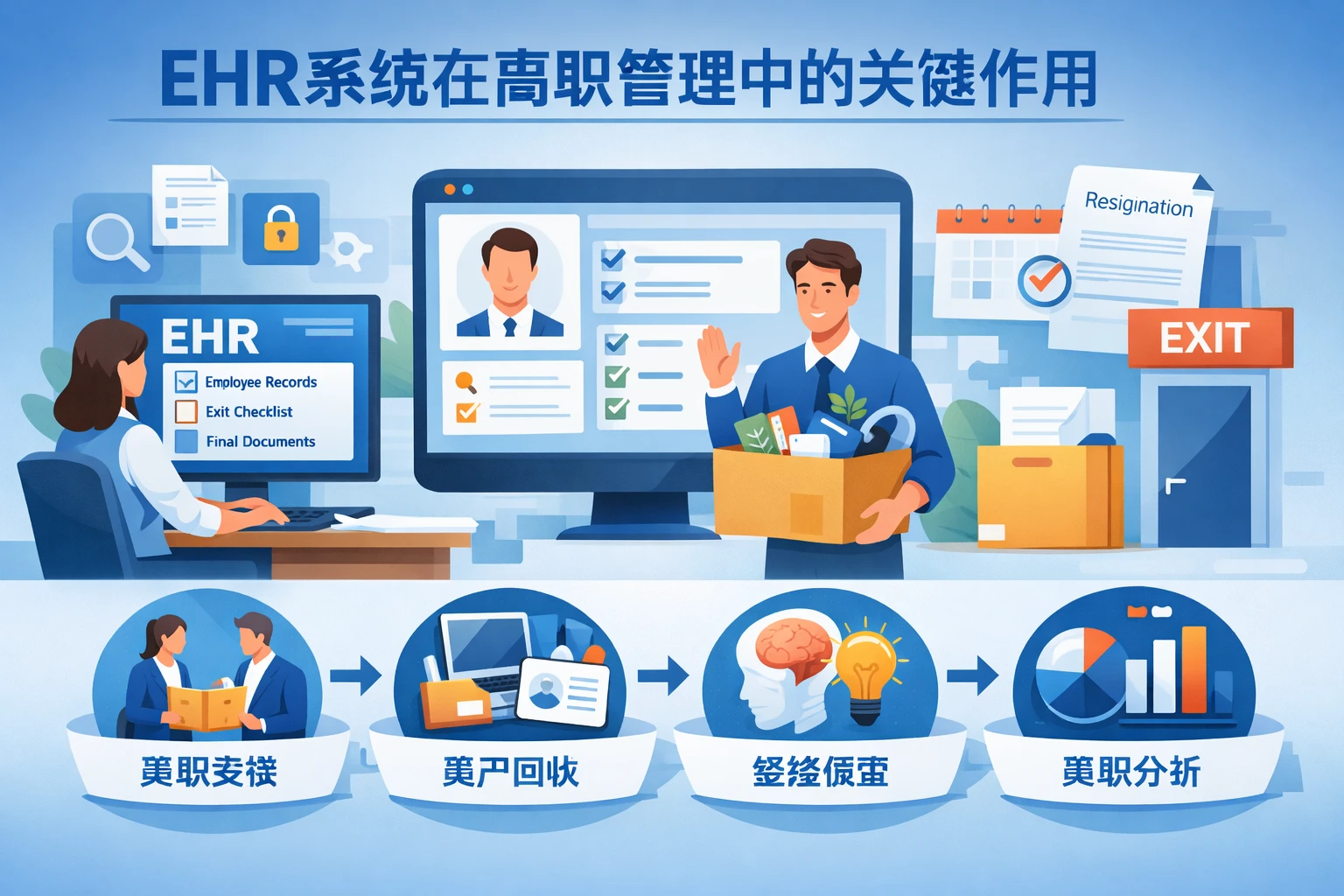 EHR系统在离职管理中的关键作用