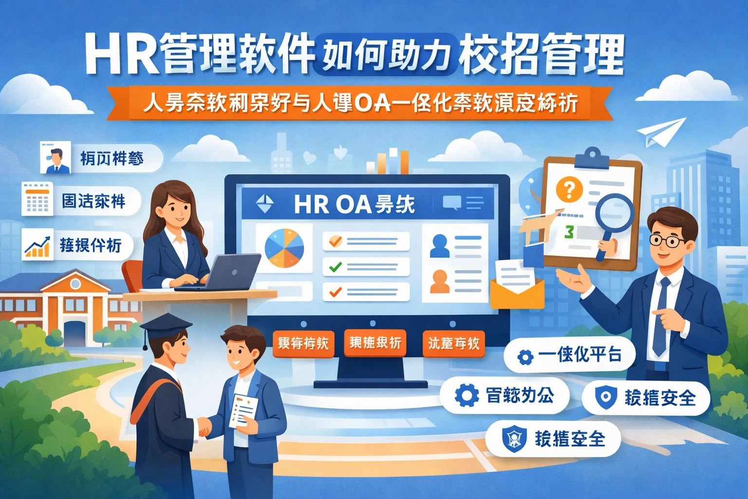 HR管理软件如何助力校招管理：人事系统哪家好与人事OA一体化系统深度解析