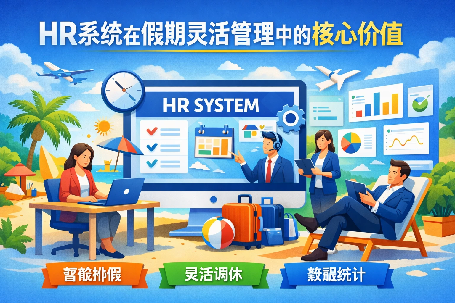 HR系统在假期灵活管理中的核心价值