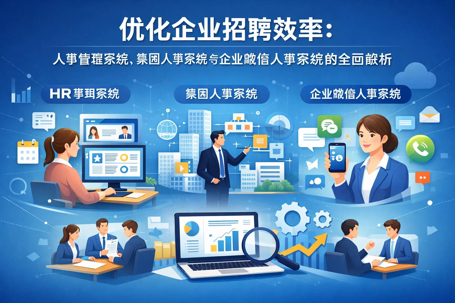 优化企业招聘效率:人事管理系统、集团人事系统与企业微信人事系统的全面解析