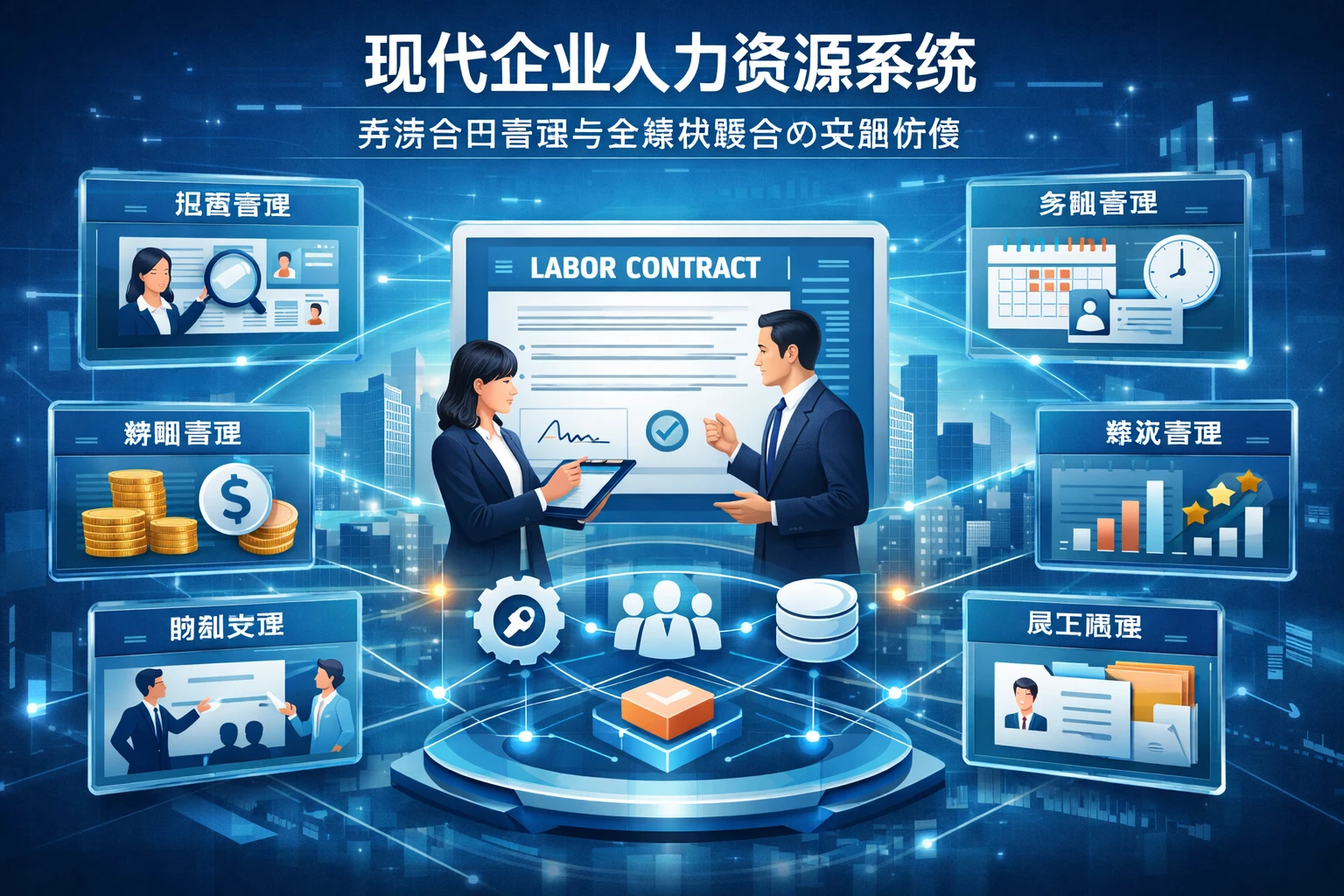 现代企业人力资源系统：劳动合同管理与全模块整合的关键价值