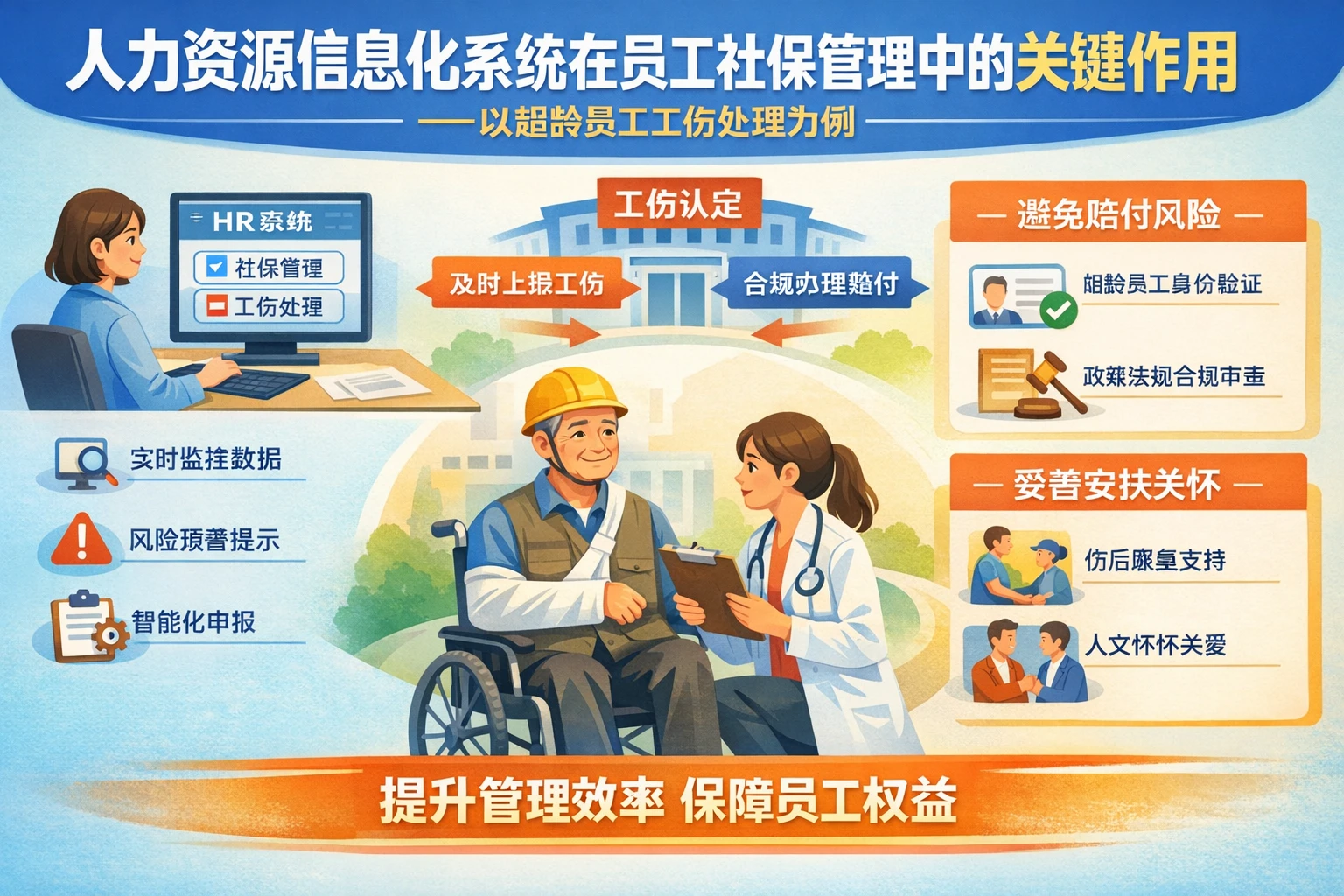 人力资源信息化系统在员工社保管理中的关键作用——以超龄员工工伤处理为例