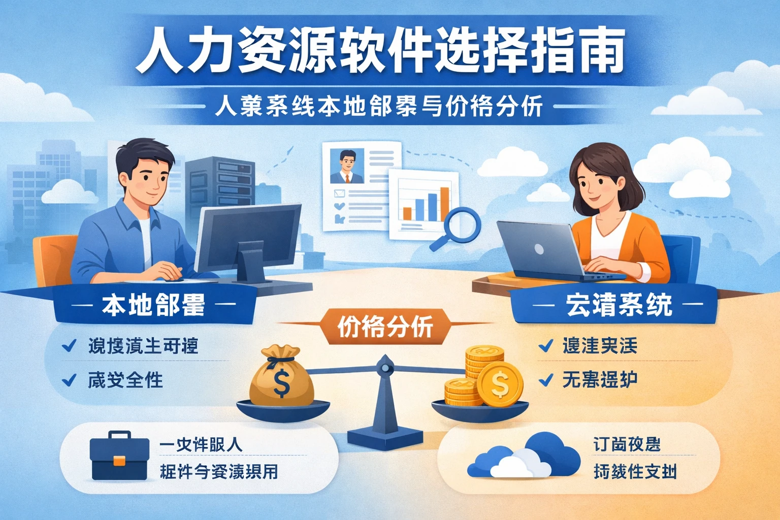人力资源软件选择指南：人事系统本地部署与价格分析