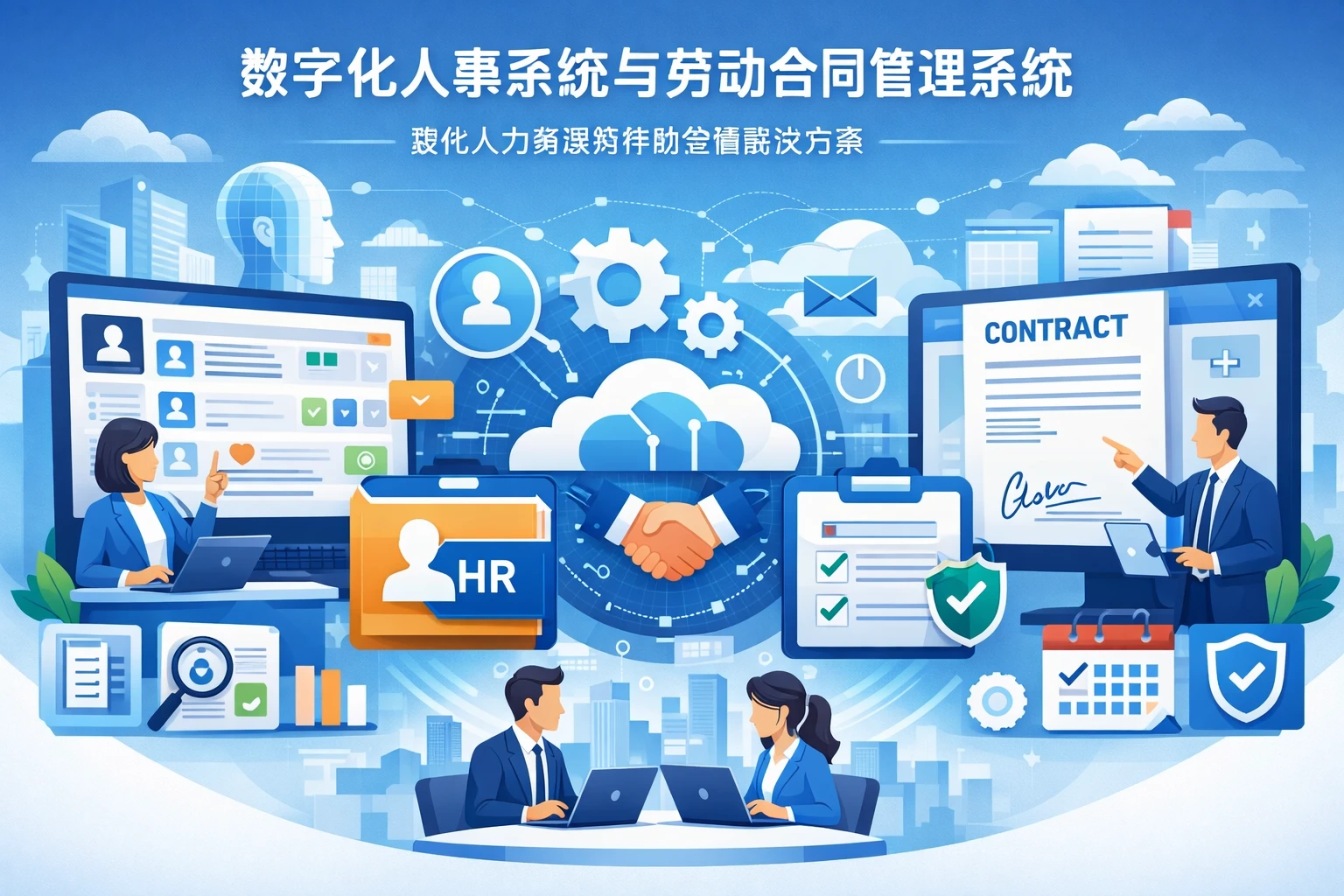 数字化人事系统与劳动合同管理系统：现代人力资源软件的全面解决方案