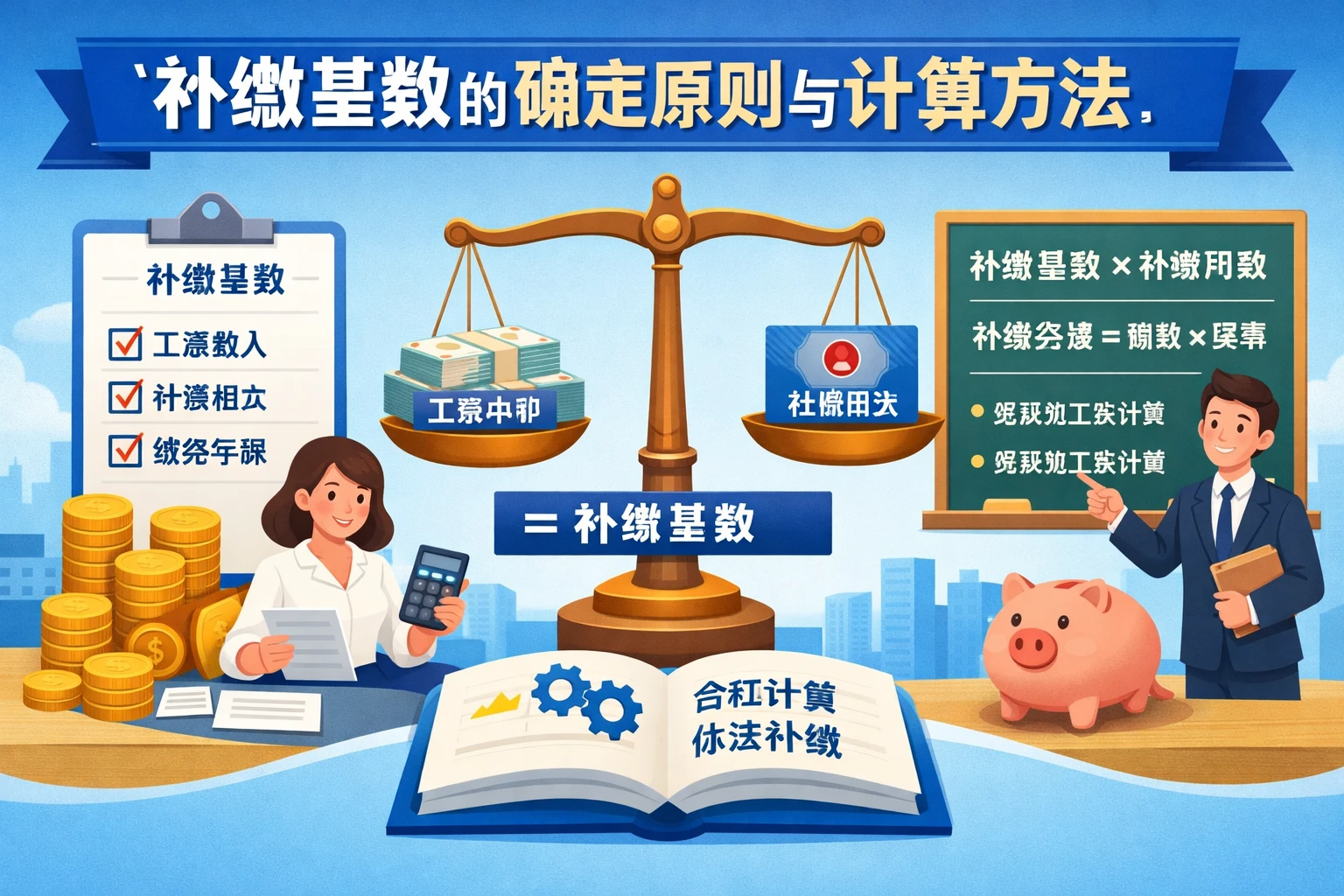 补缴基数的确定原则与计算方法