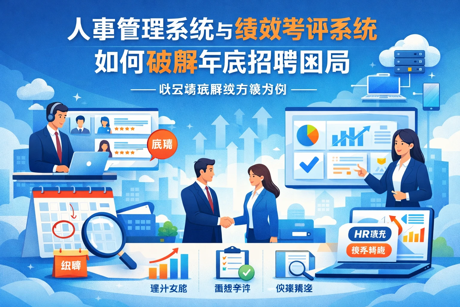 人事管理系统与绩效考评系统如何破解年底招聘困局——以云端版解决方案为例