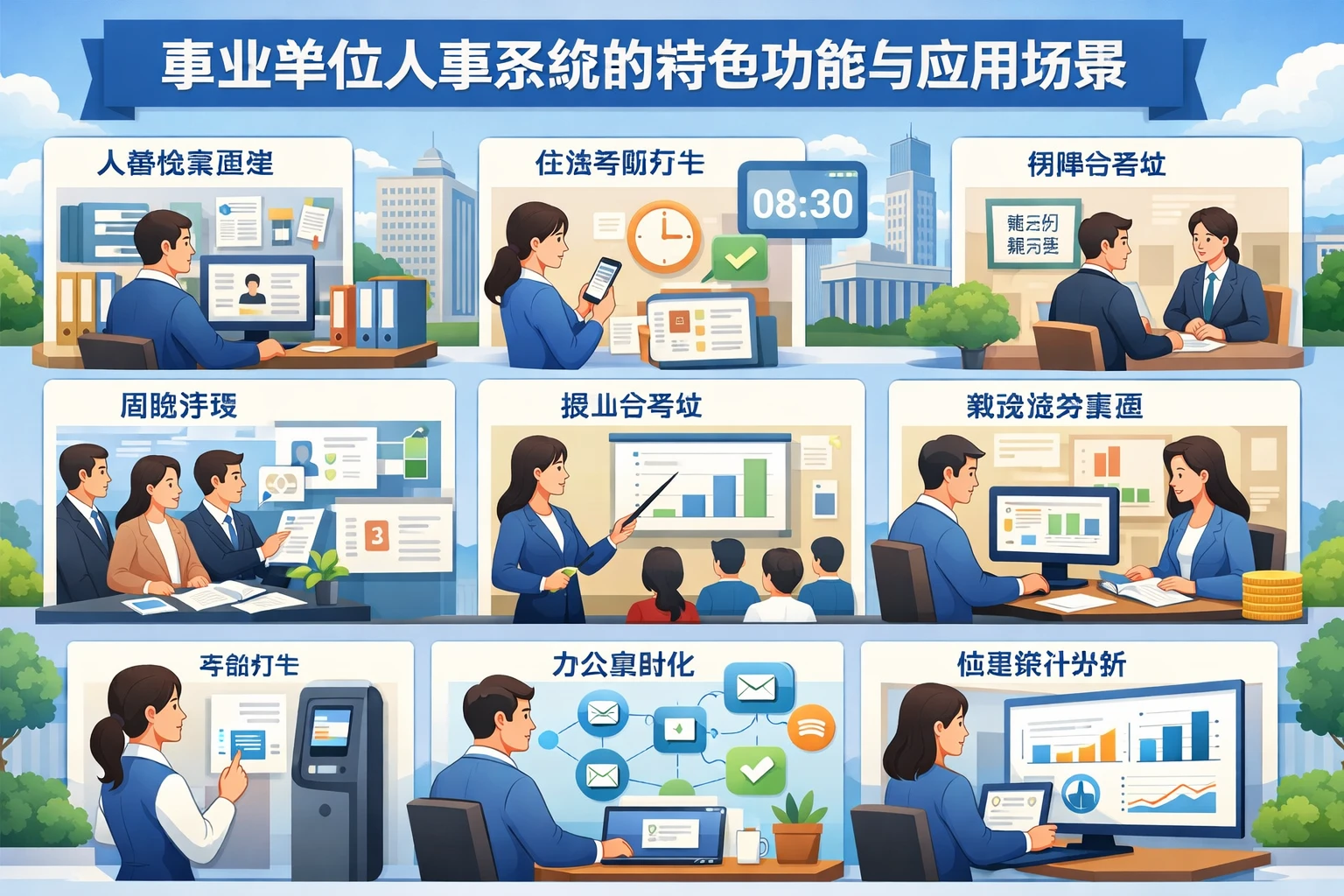 事业单位人事系统的特色功能与应用场景