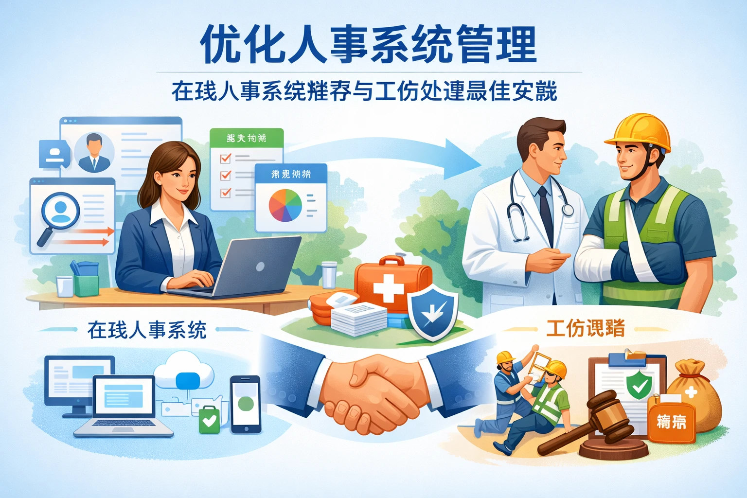 优化人事系统管理：在线人事系统推荐与工伤处理最佳实践
