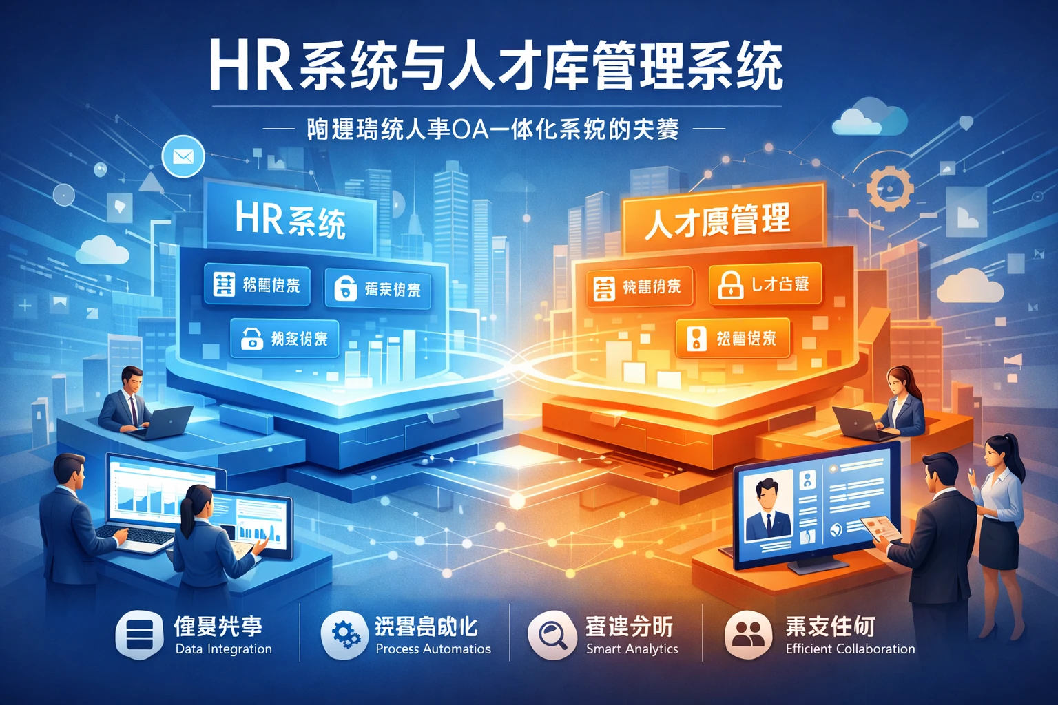 HR系统与人才库管理系统：构建高效人事OA一体化系统的关键