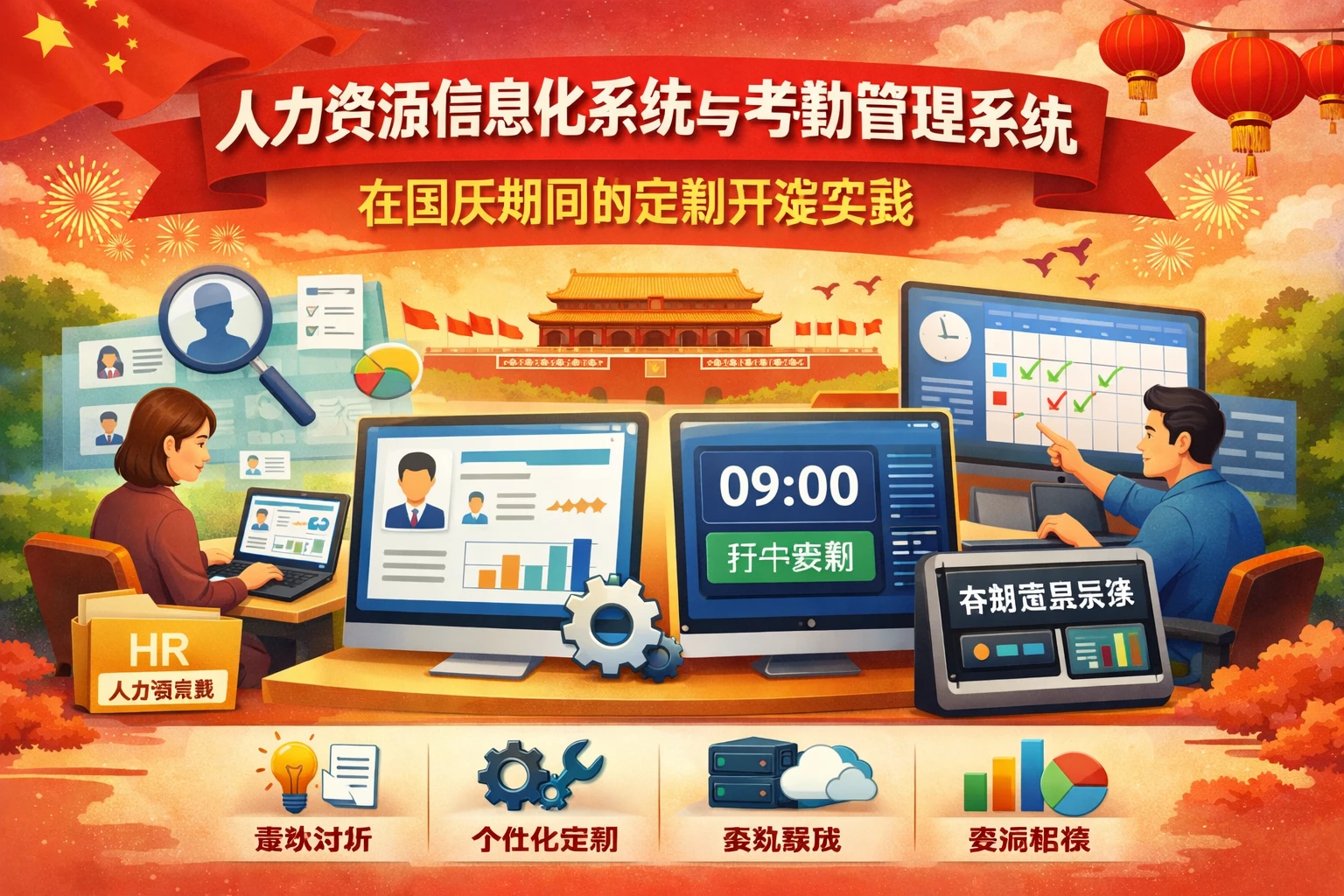 人力资源信息化系统与考勤管理系统在国庆期间的定制开发实践
