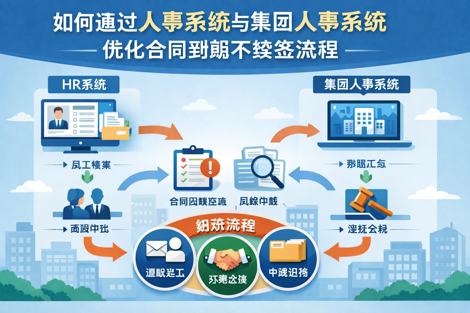 如何通过人事系统与集团人事系统优化合同到期不续签流程