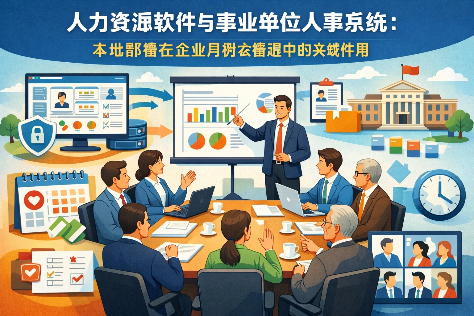 人力资源软件与事业单位人事系统：本地部署在企业月例会管理中的关键作用