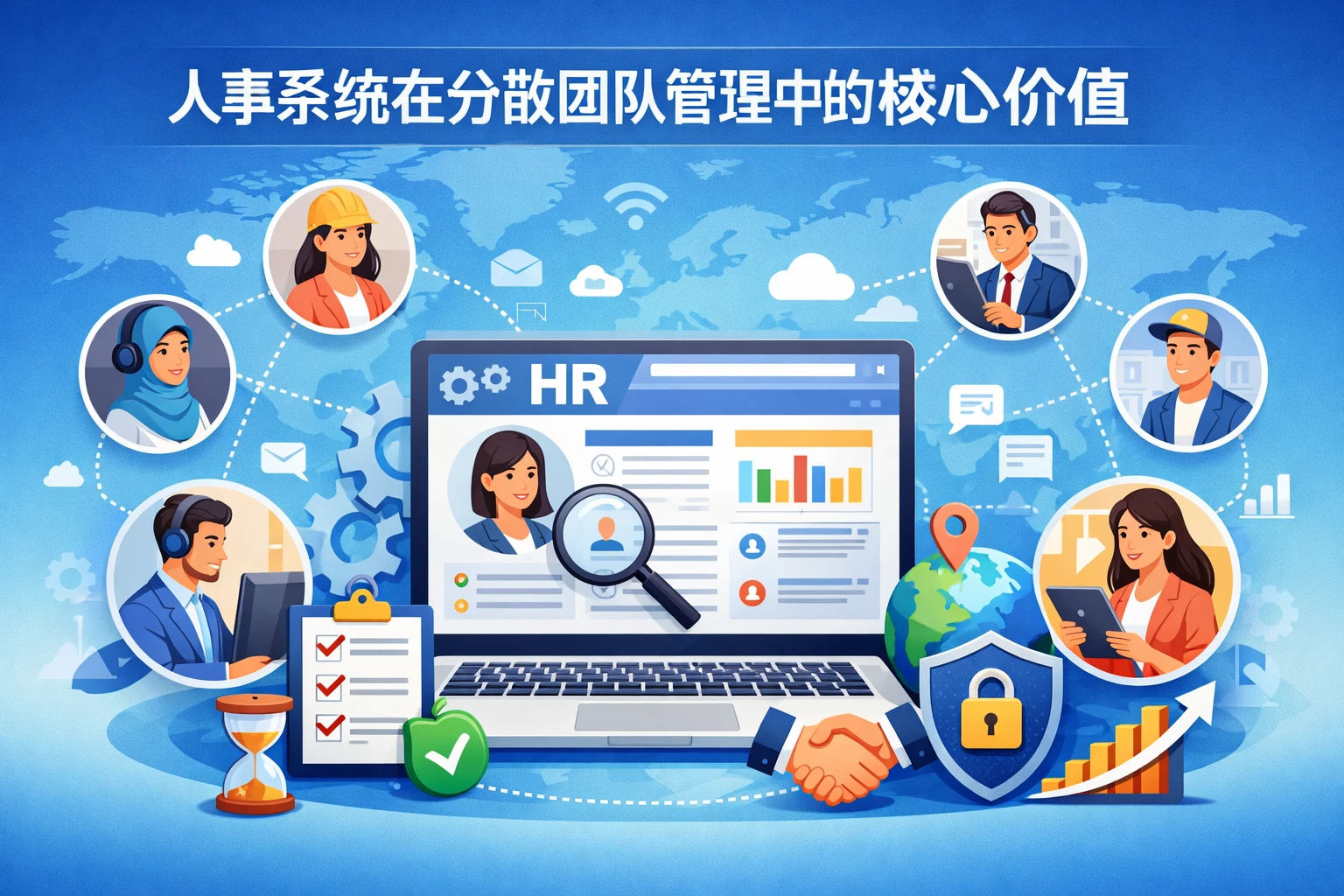 人事系统在分散团队管理中的核心价值