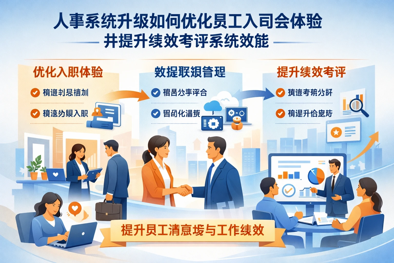 人事系统升级如何优化员工入司会体验并提升绩效考评系统效能