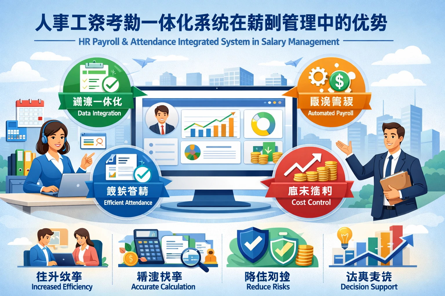 人事工资考勤一体化系统在薪酬管理中的优势