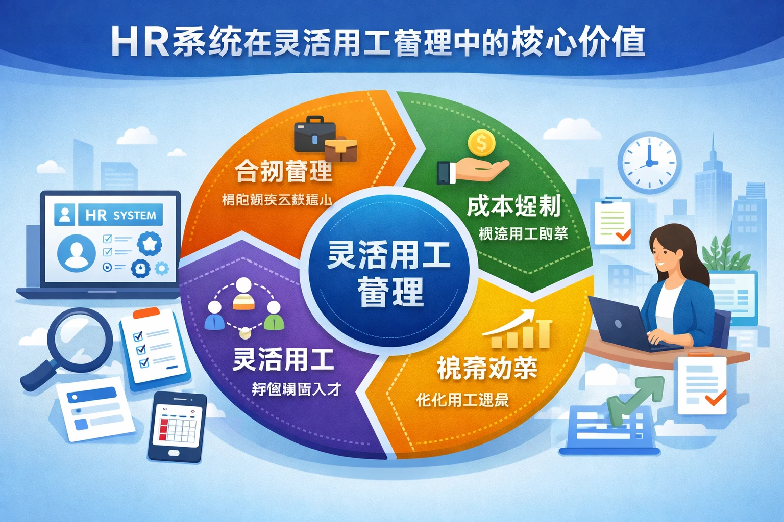 HR系统在灵活用工管理中的核心价值