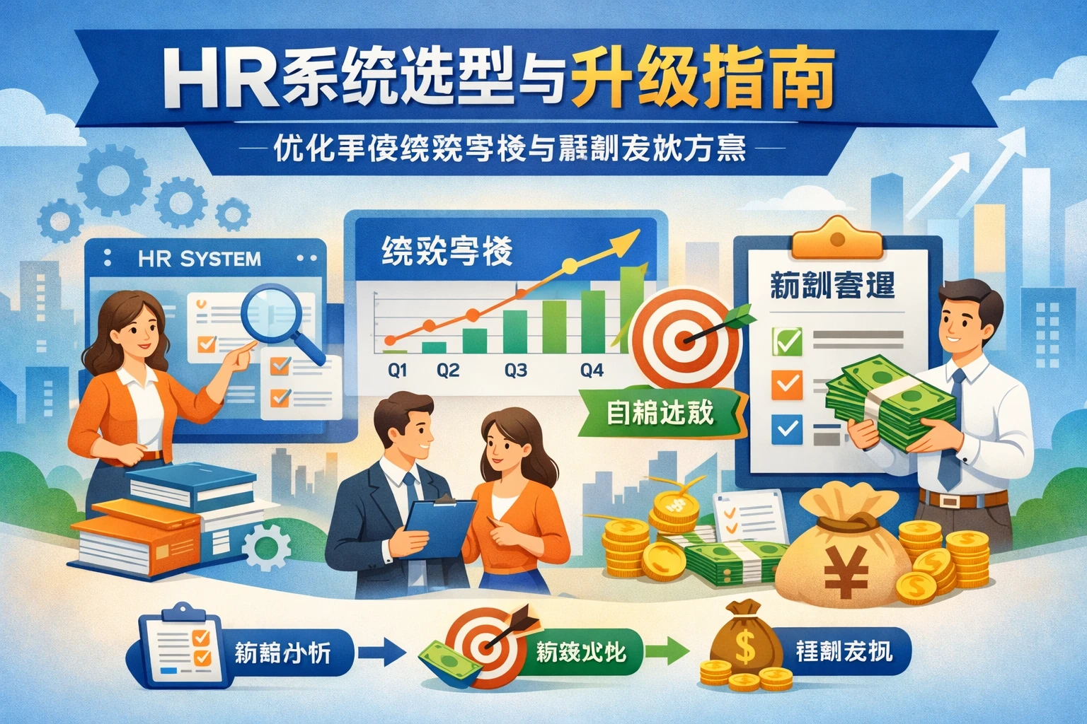 HR系统选型与升级指南：优化季度绩效考核与薪酬发放方案