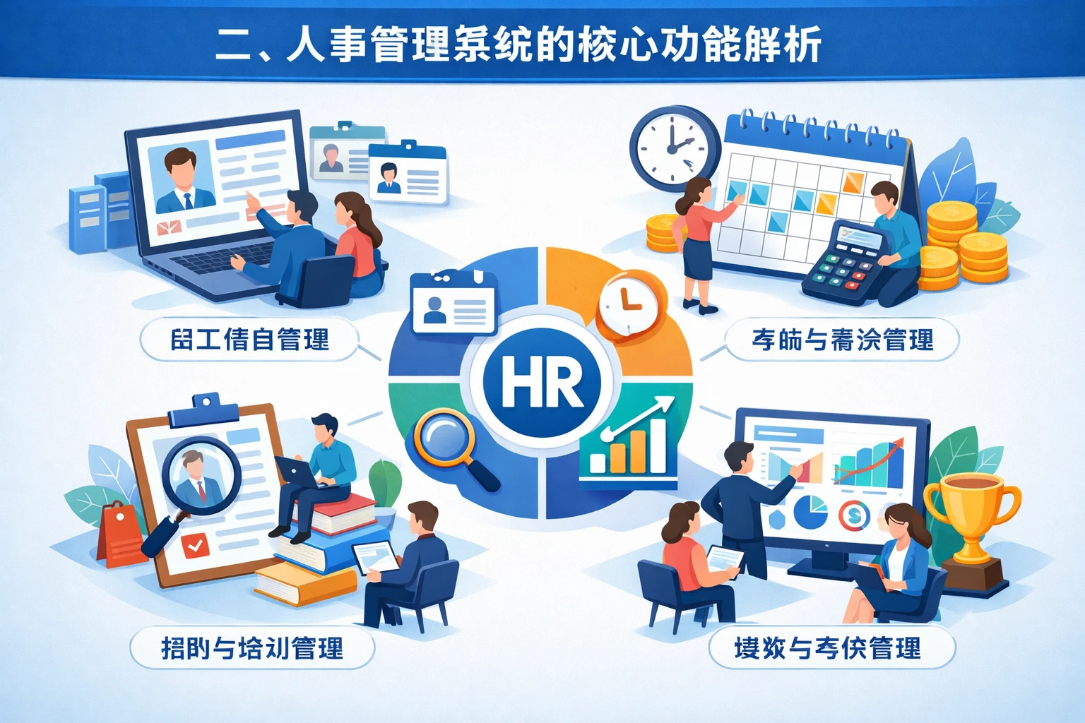 二、人事管理系统的核心功能解析