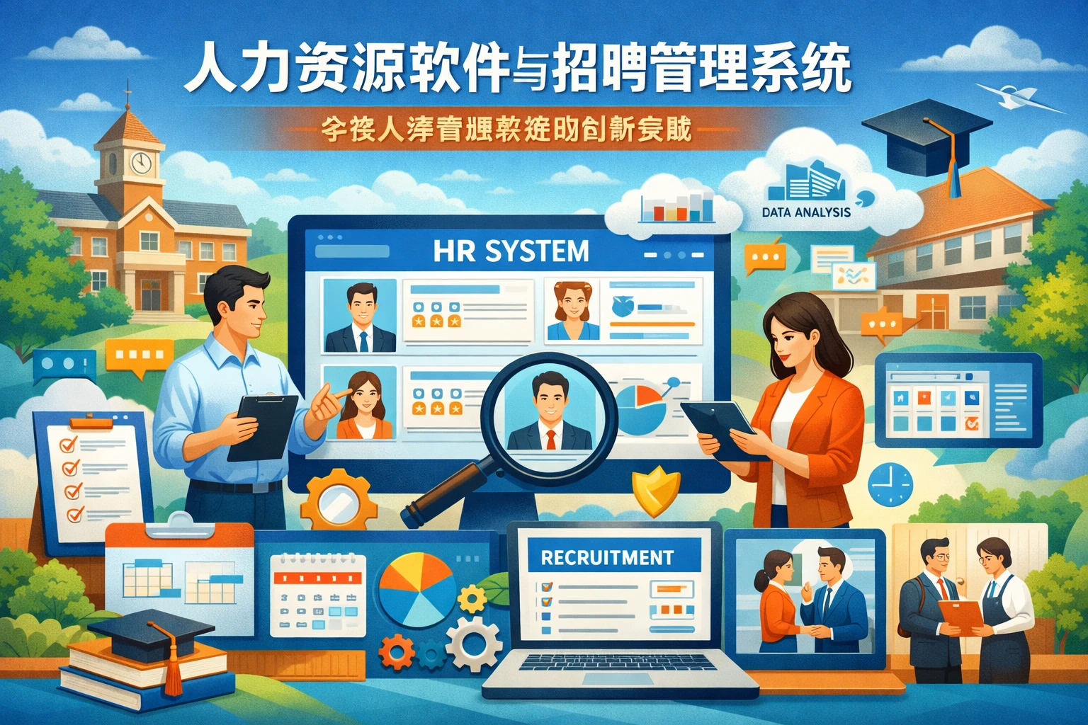 人力资源软件与招聘管理系统：学校人事管理系统的创新实践