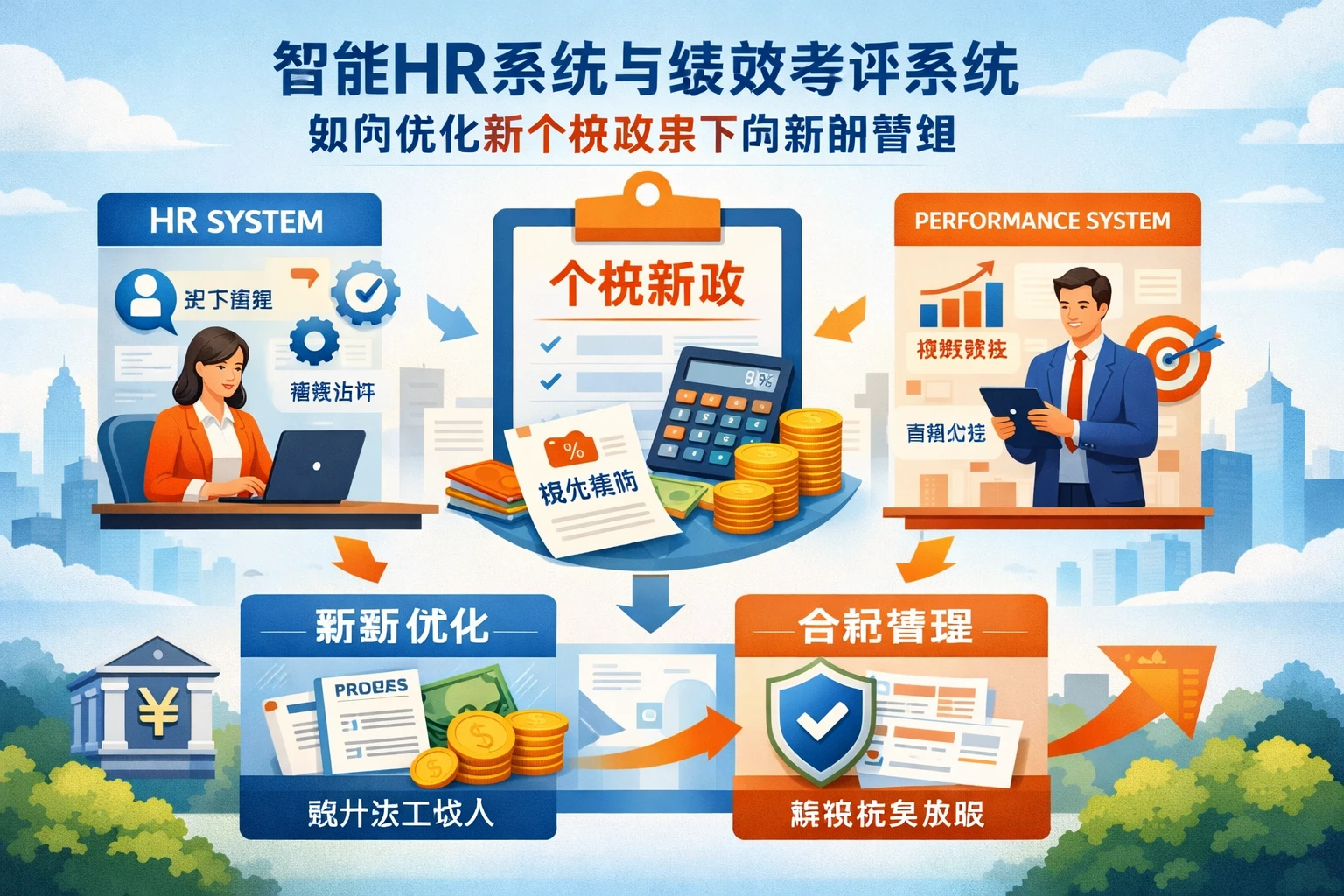 智能HR系统与绩效考评系统如何优化新个税政策下的薪酬管理