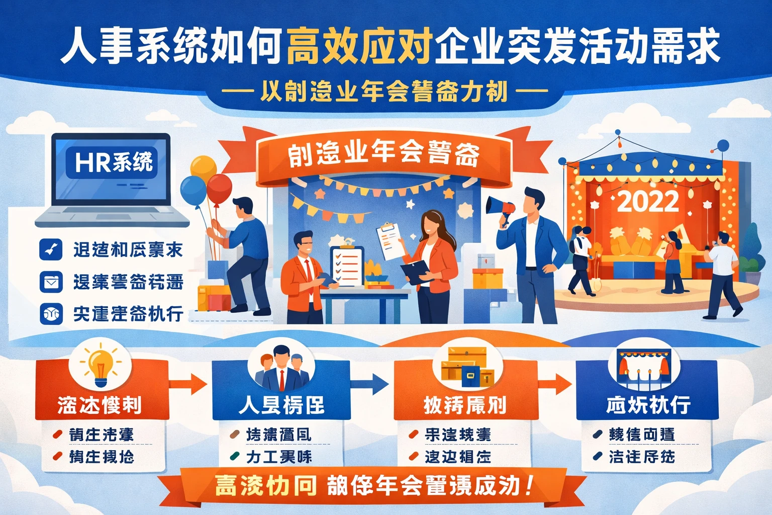 人事系统如何高效应对企业突发活动需求——以制造业年会筹备为例