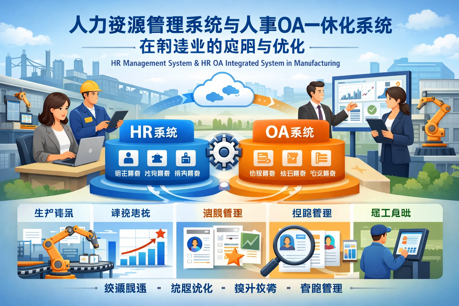 人力资源管理系统与人事OA一体化系统在制造业的应用与优化