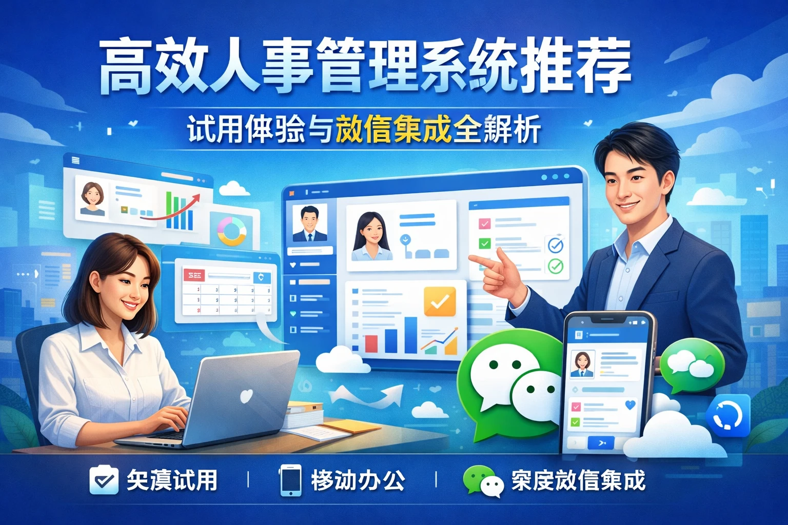高效人事管理系统推荐：试用体验与微信集成全解析