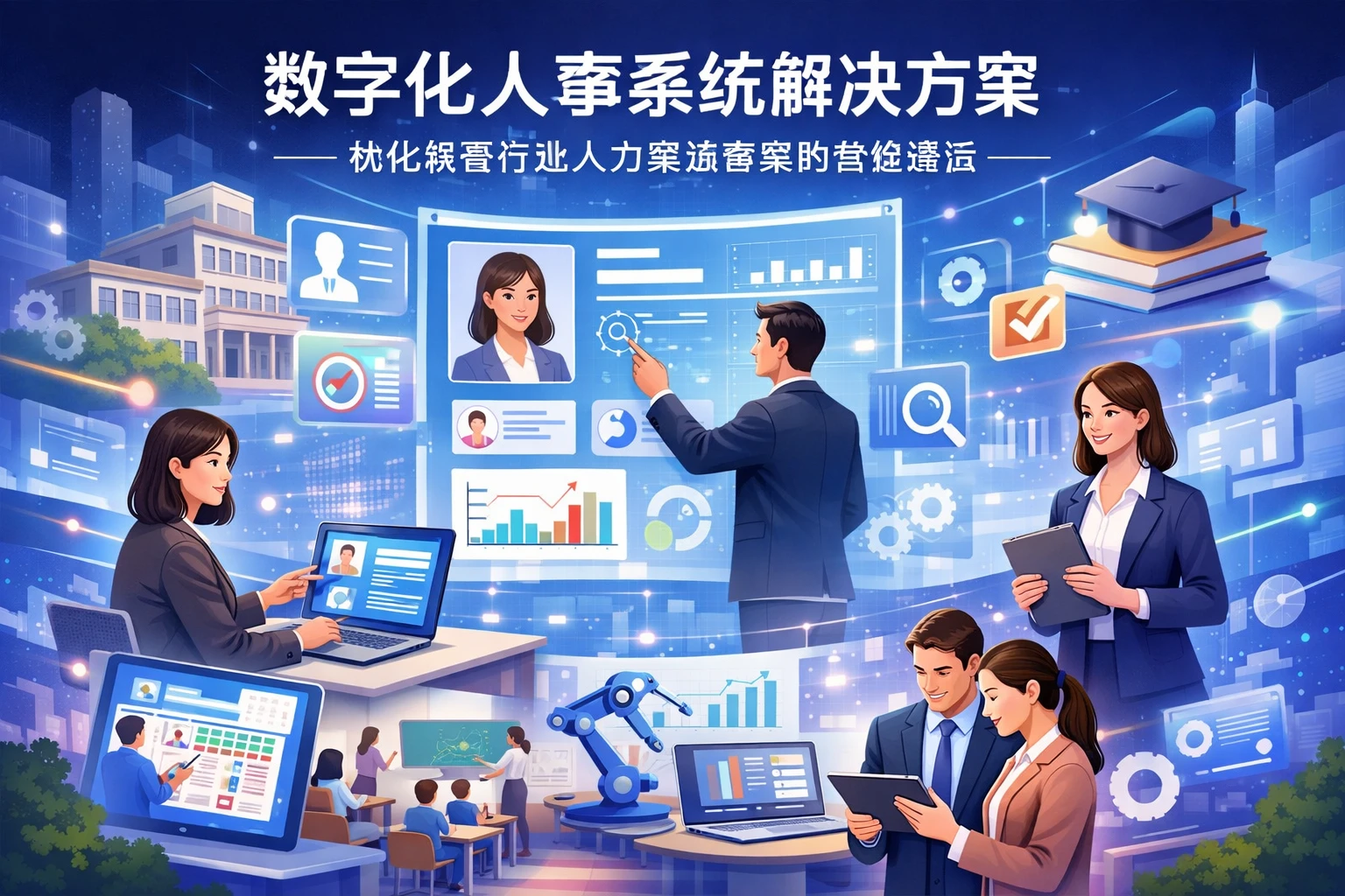数字化人事系统解决方案：优化教育行业人力资源管理的智能路径