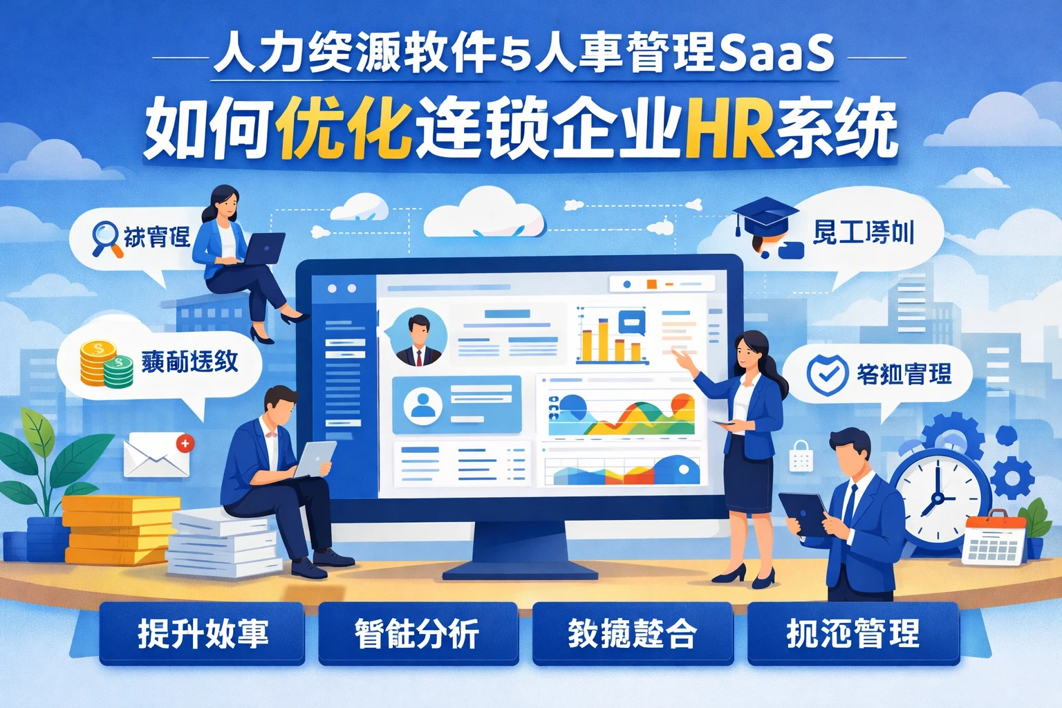 人力资源软件与人事管理SaaS如何优化连锁企业HR系统