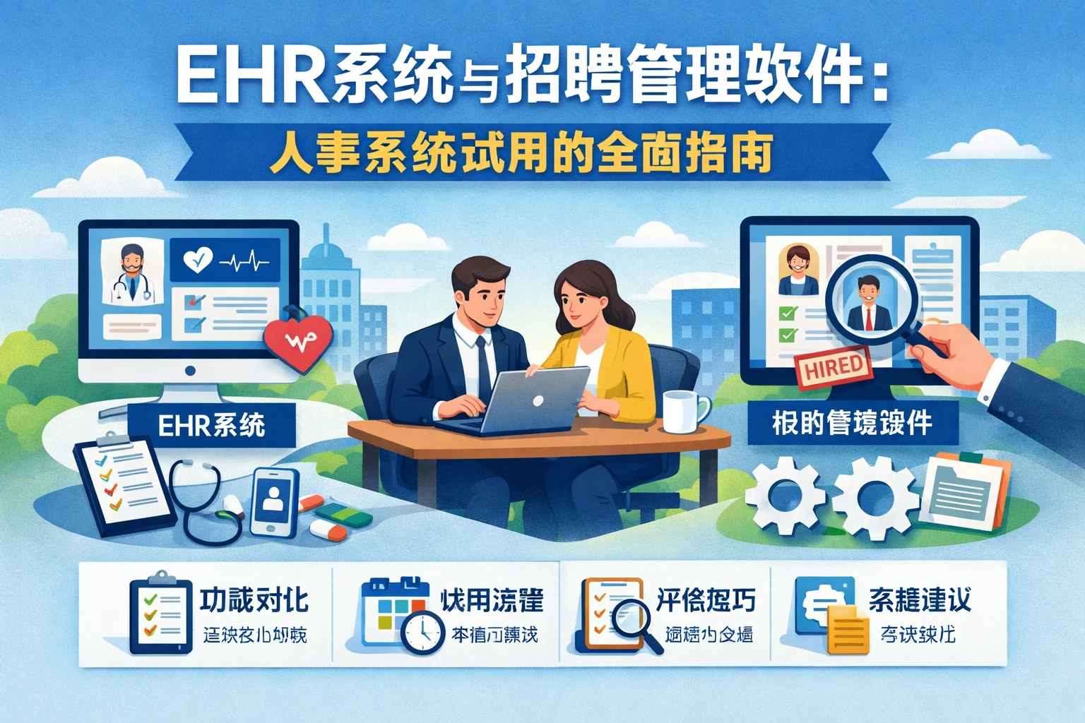 EHR系统与招聘管理软件：人事系统试用的全面指南