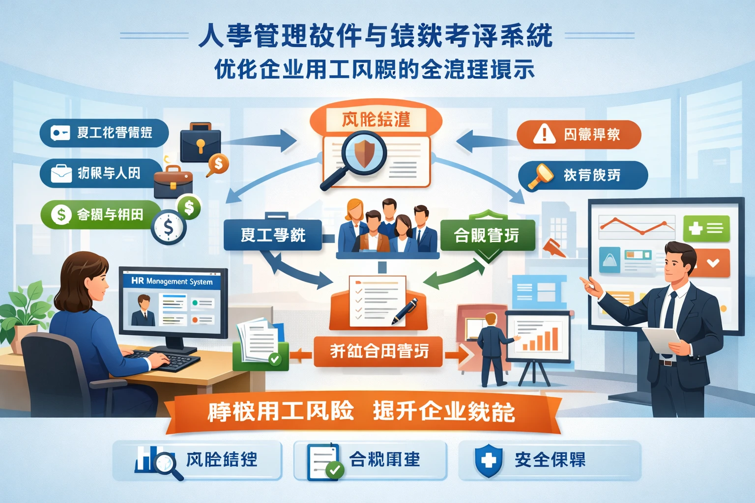 人事管理软件与绩效考评系统：优化企业用工风险的全流程演示