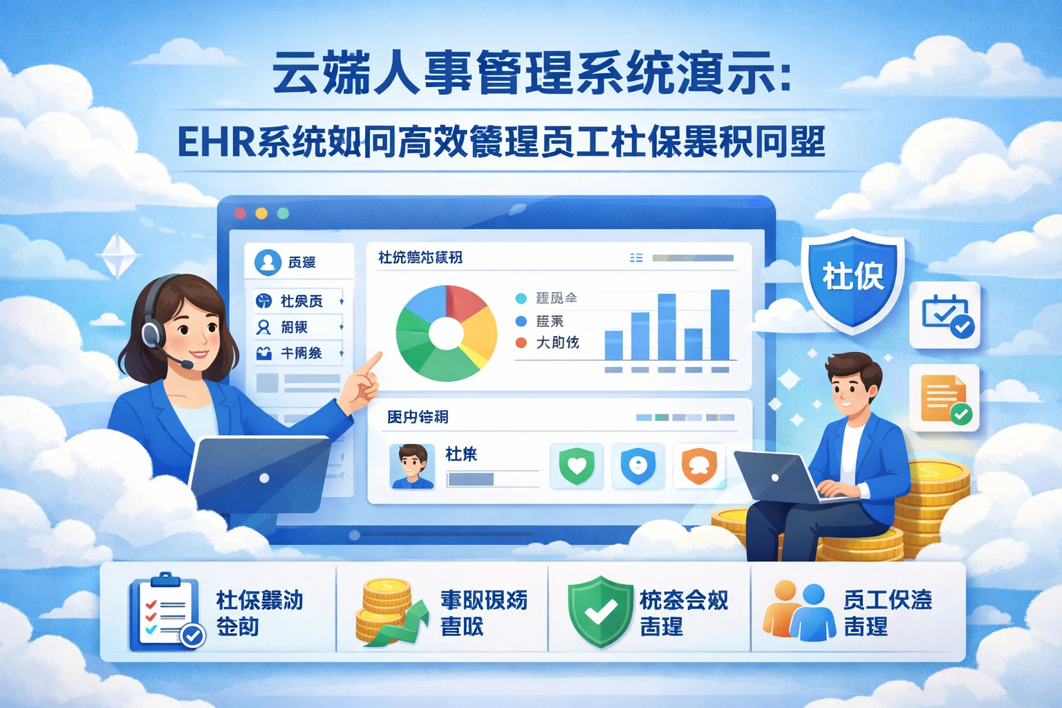 云端人事管理系统演示：EHR系统如何高效管理员工社保累积问题