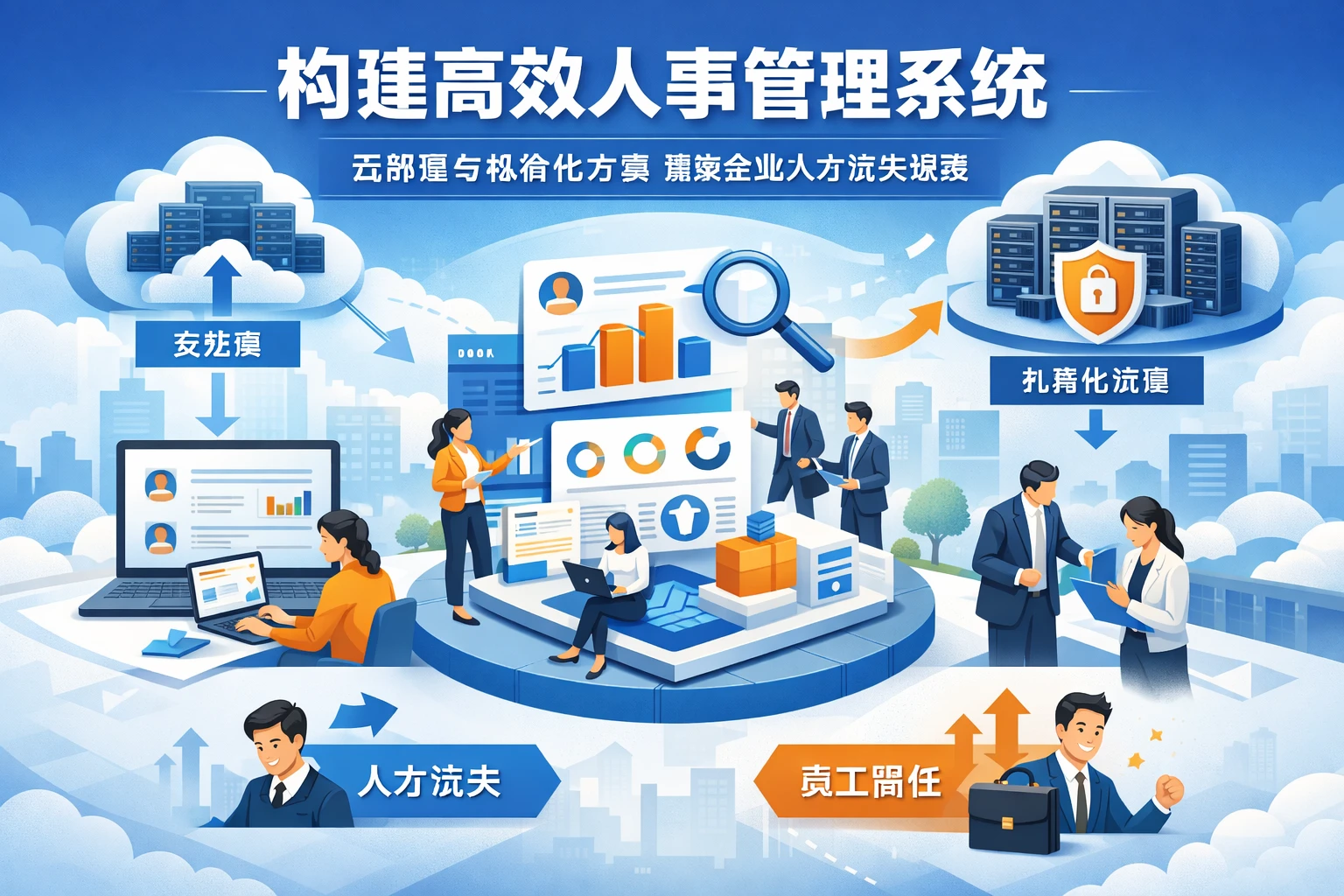 构建高效人事管理系统：云部署与私有化方案解决企业人才流失难题