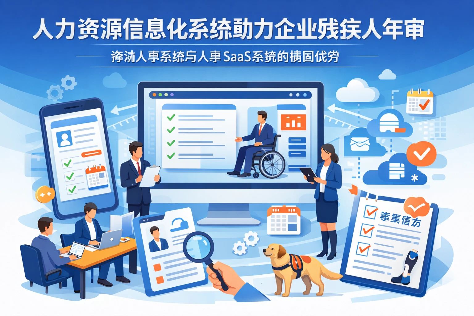 人力资源信息化系统助力企业残疾人年审，移动人事系统与人事SaaS系统的协同优势