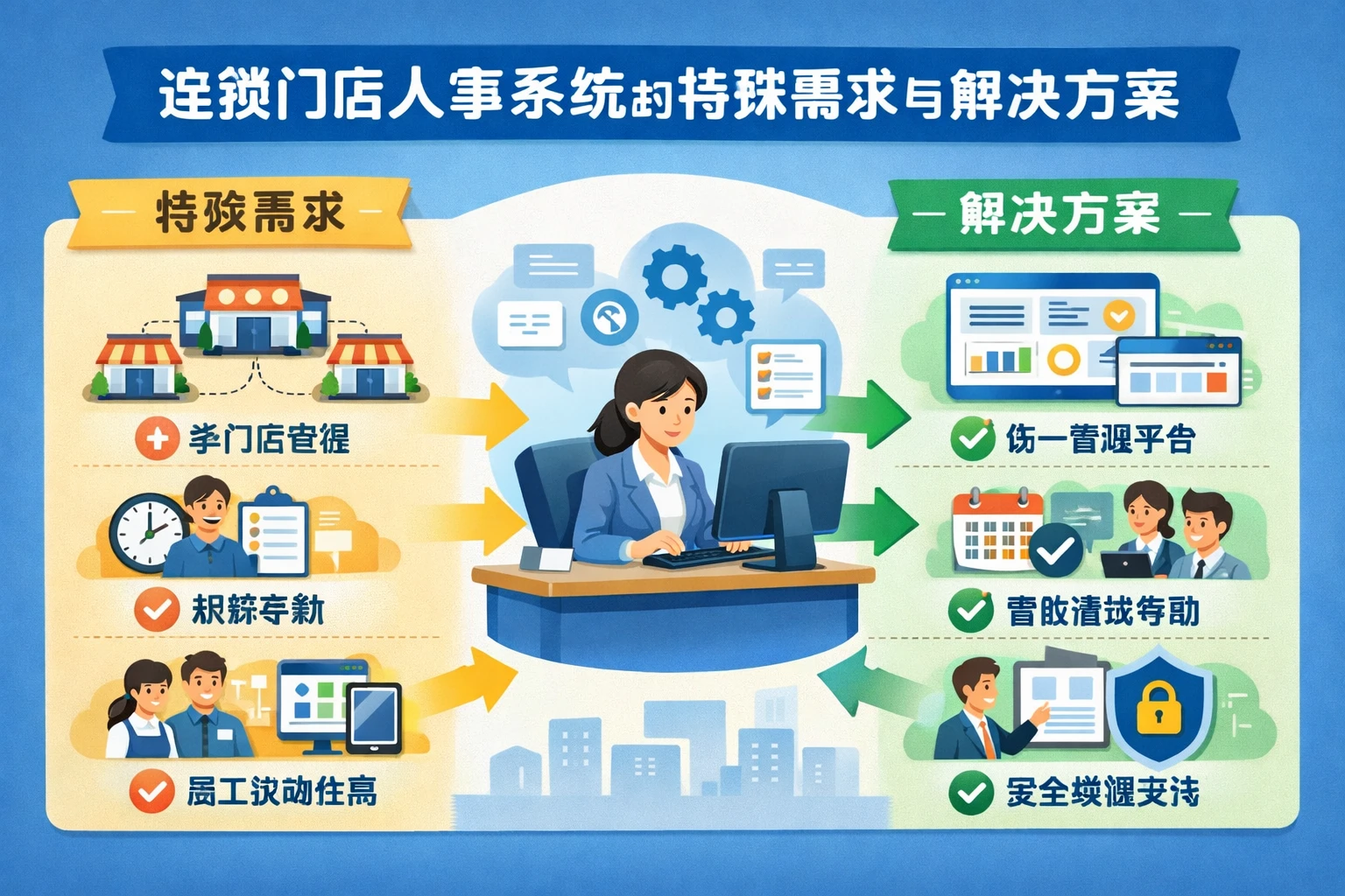 连锁门店人事系统的特殊需求与解决方案