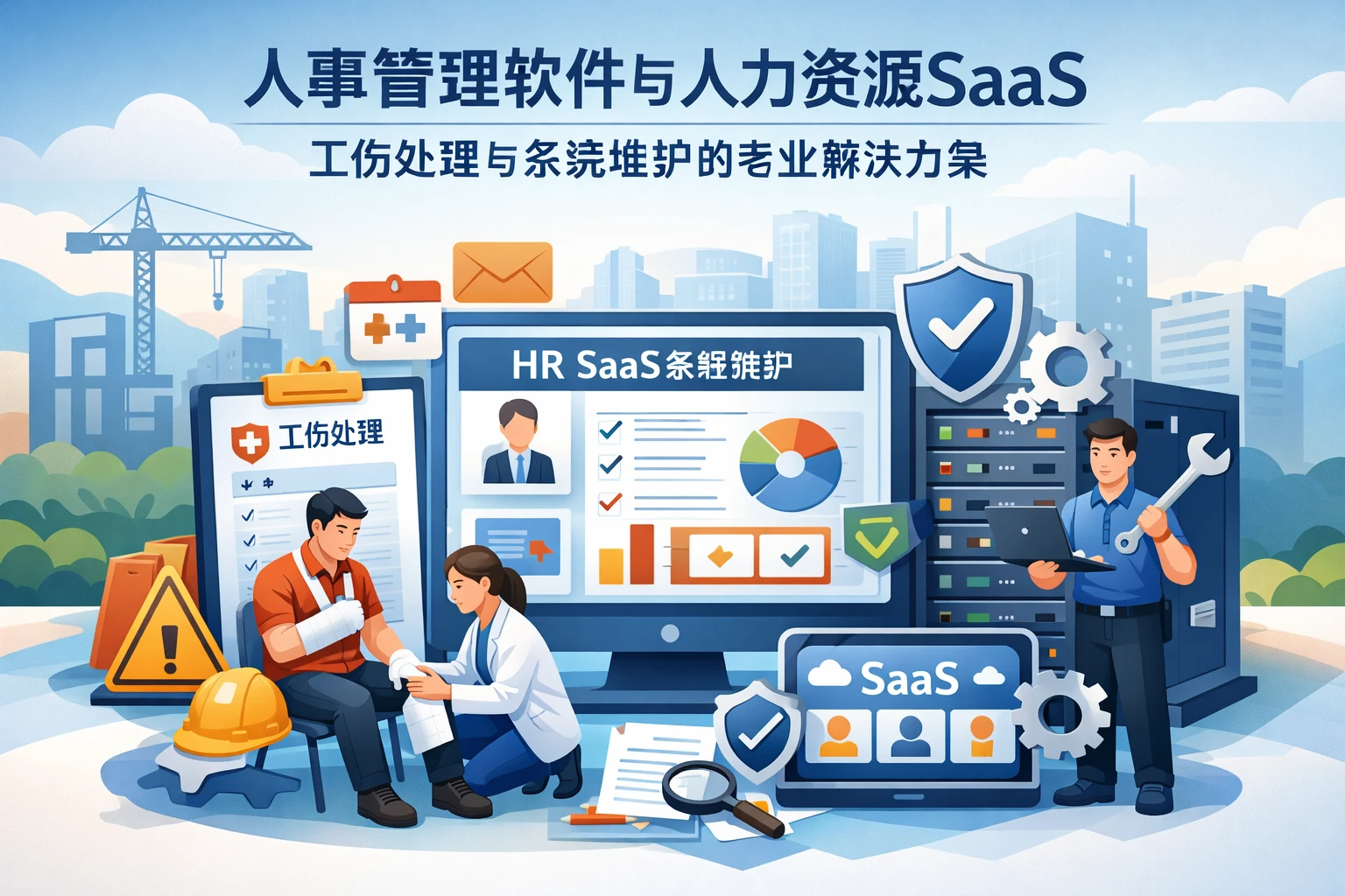 人事管理软件与人力资源SaaS：工伤处理与系统维护的专业解决方案