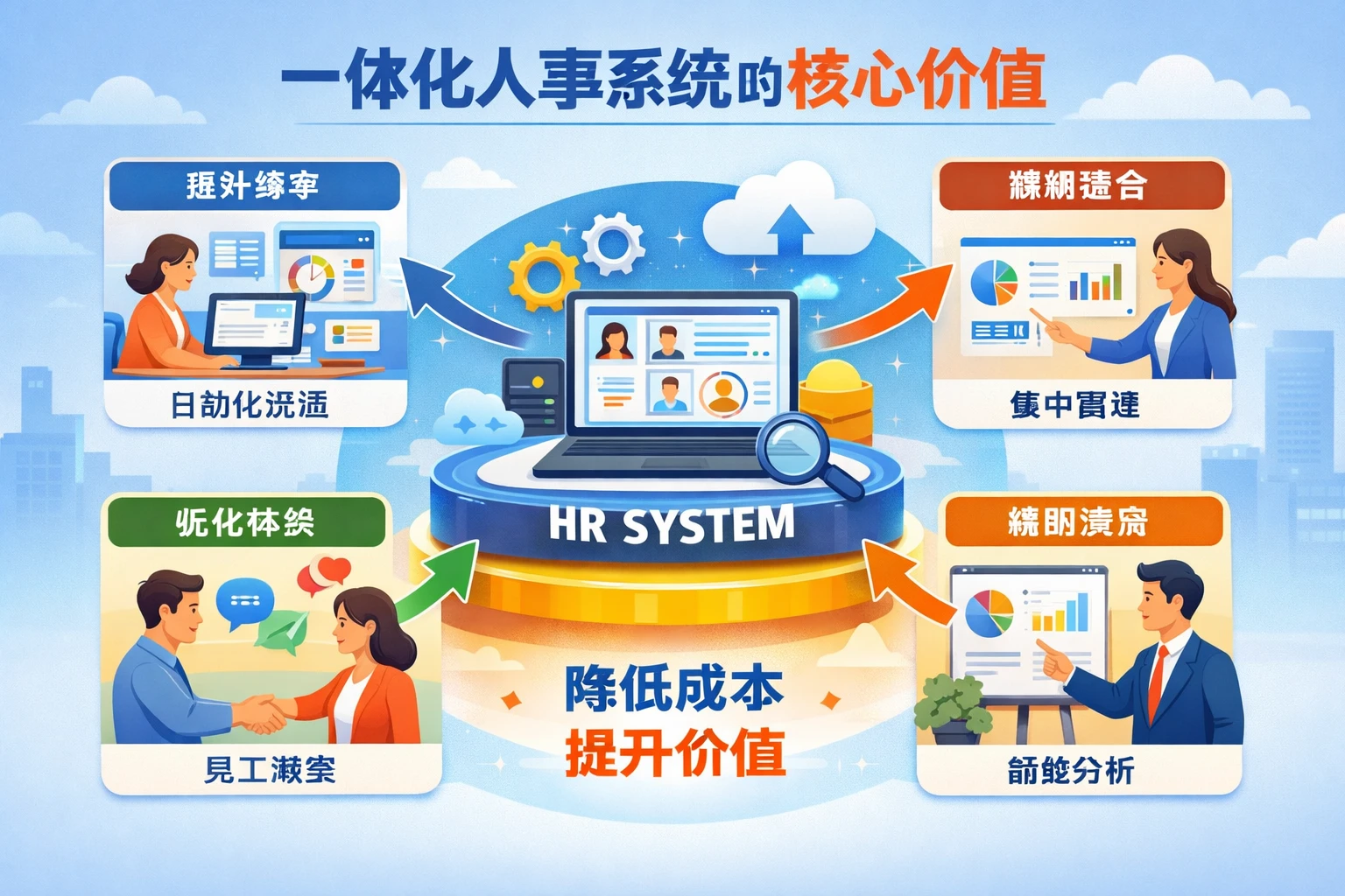 一体化人事系统的核心价值