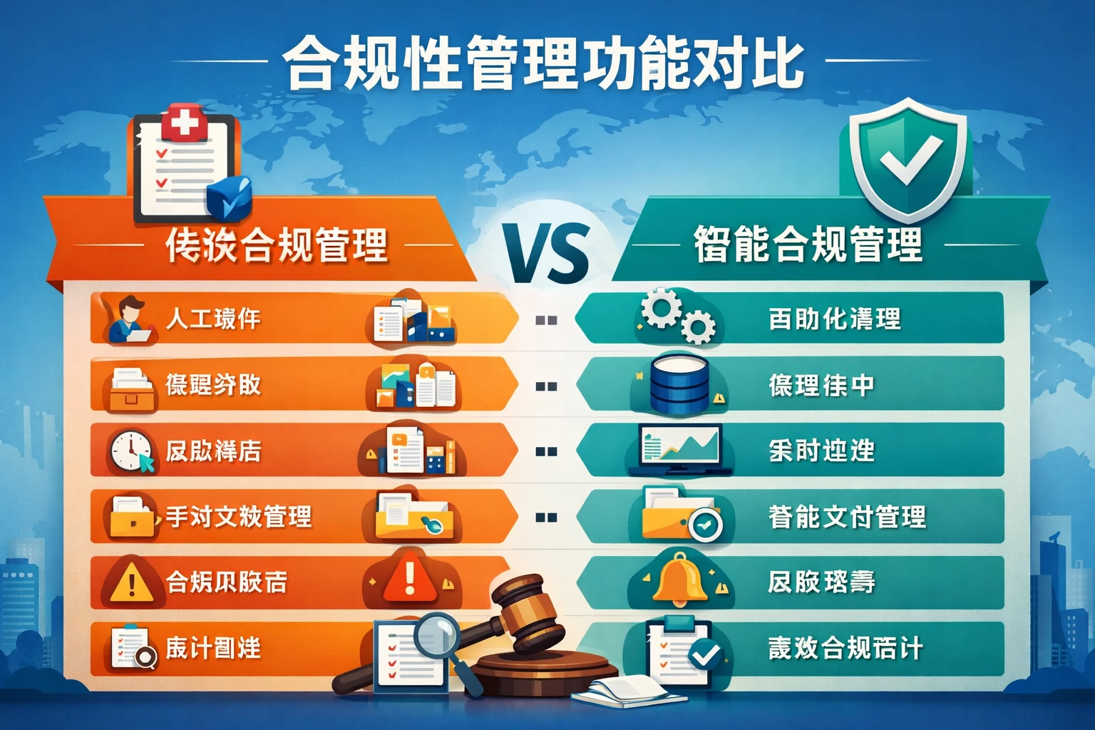 合规性管理功能对比