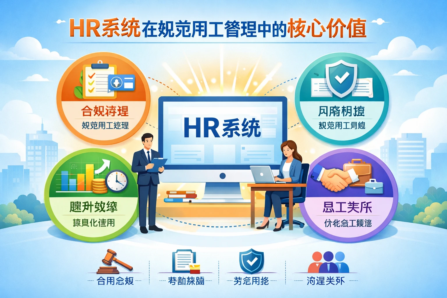 HR系统在规范用工管理中的核心价值