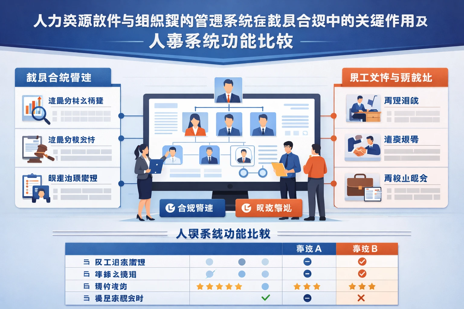 人力资源软件与组织架构管理系统在裁员合规中的关键作用及人事系统功能比较